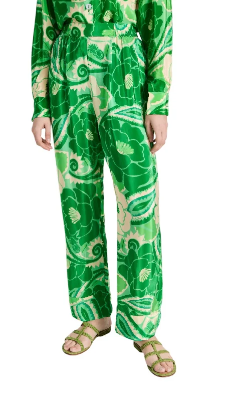 Tropical Groove Pants In Green