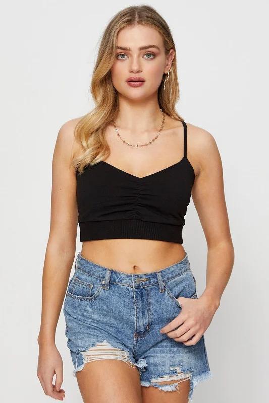 White Singlet Bralette Crop